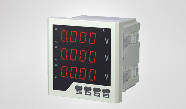 MSX-3U series Digital display three-phase voltmeter